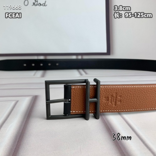 Replica Hermes AAA Quality Belts For Men #1084872 $76.00 USD for Wholesale