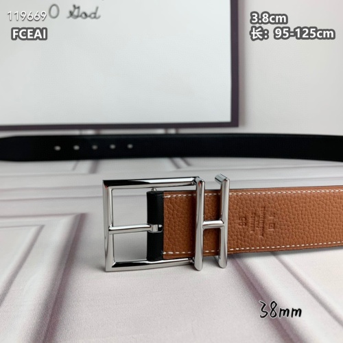 Replica Hermes AAA Quality Belts For Men #1084873 $76.00 USD for Wholesale