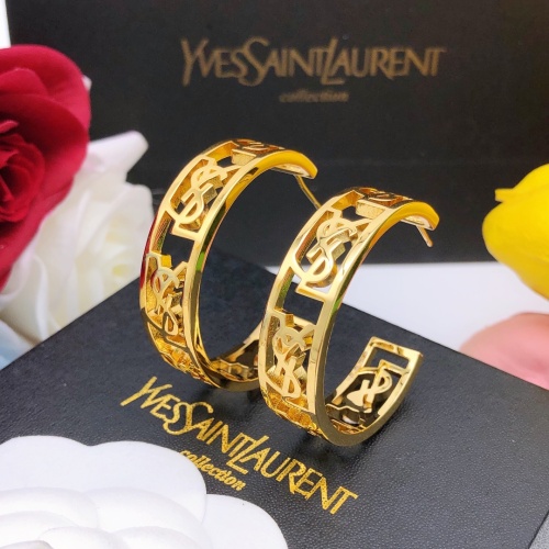Replica Yves Saint Laurent YSL Earrings For Women #1085571 $29.00 USD for Wholesale