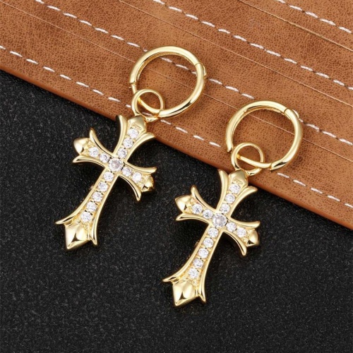Replica Chrome Hearts Earrings For Women #1085725 $36.00 USD for Wholesale