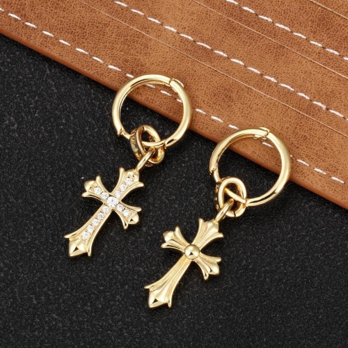 Replica Chrome Hearts Earrings For Women #1085725 $36.00 USD for Wholesale