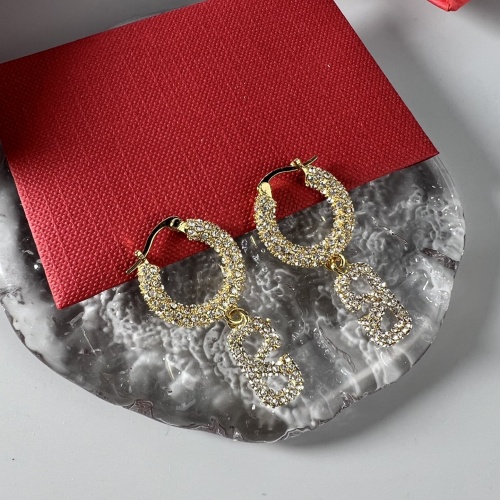 Replica Valentino Earrings For Women #1085735 $39.00 USD for Wholesale