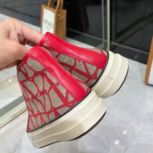 Replica Valentino High Tops Shoes For Men #1086383 $92.00 USD for Wholesale