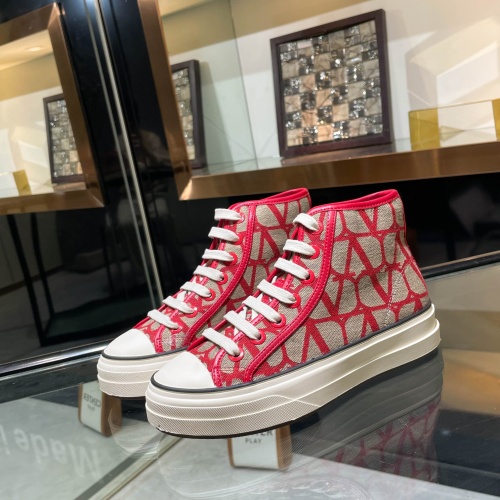 Valentino High Tops Shoes For Women #1086384