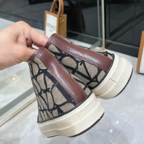 Replica Valentino High Tops Shoes For Women #1086388 $88.00 USD for Wholesale
