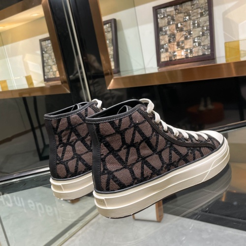 Replica Valentino High Tops Shoes For Women #1086390 $88.00 USD for Wholesale