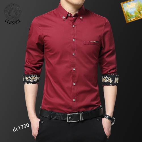 Versace Shirts Long Sleeved For Men #1086615 $40.00 USD, Wholesale Replica Versace Shirts
