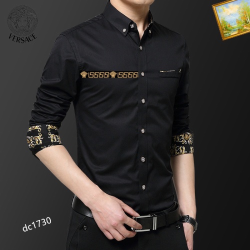 Replica Versace Shirts Long Sleeved For Men #1086635 $40.00 USD for Wholesale
