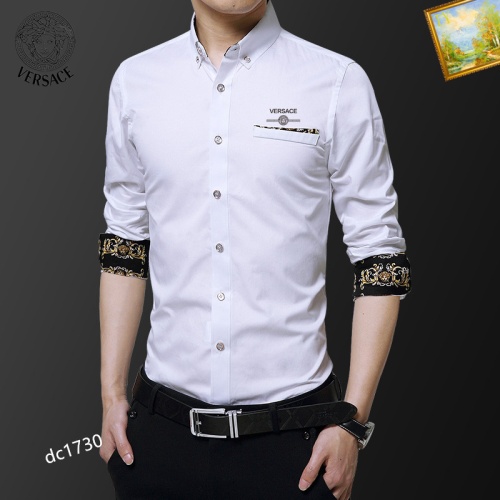 Versace Shirts Long Sleeved For Men #1086636