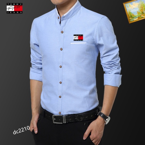 Replica Tommy Hilfiger TH Shirts Long Sleeved For Men #1086650 $40.00 USD for Wholesale