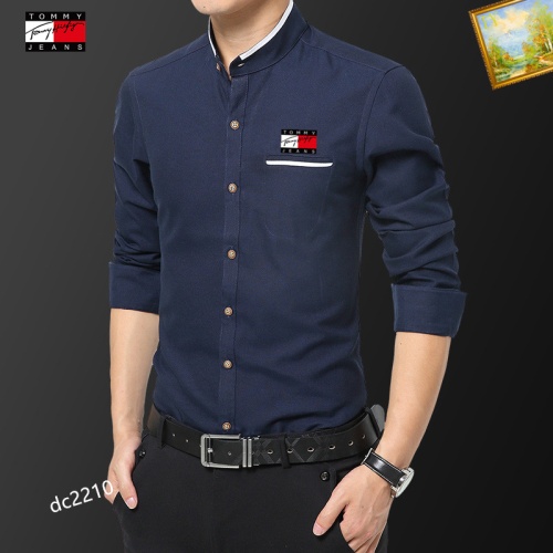 Replica Tommy Hilfiger TH Shirts Long Sleeved For Men #1086651 $40.00 USD for Wholesale