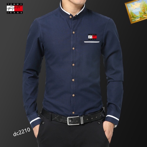 Replica Tommy Hilfiger TH Shirts Long Sleeved For Men #1086651 $40.00 USD for Wholesale