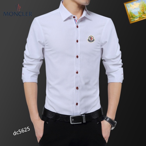 Moncler Shirts Long Sleeved For Men #1086657 $40.00 USD, Wholesale Replica Moncler Shirts