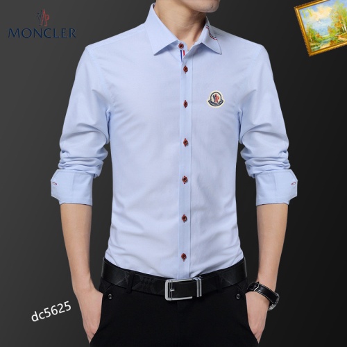 Moncler Shirts Long Sleeved For Men #1086659 $40.00 USD, Wholesale Replica Moncler Shirts