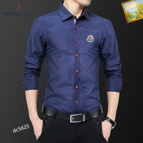 Moncler Shirts Long Sleeved For Men #1086661 $40.00 USD, Wholesale Replica Moncler Shirts