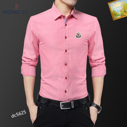 Moncler Shirts Long Sleeved For Men #1086663 $40.00 USD, Wholesale Replica Moncler Shirts