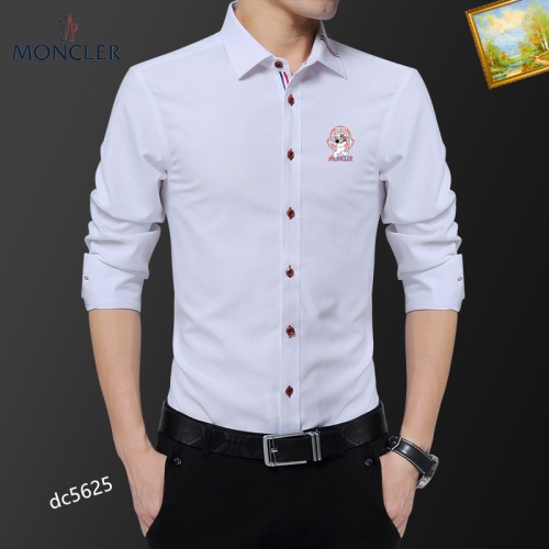 Moncler Shirts Long Sleeved For Men #1086667 $40.00 USD, Wholesale Replica Moncler Shirts