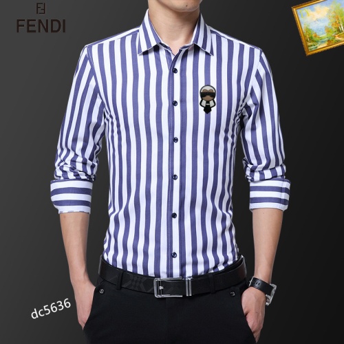 Fendi Shirts Long Sleeved For Men #1086674