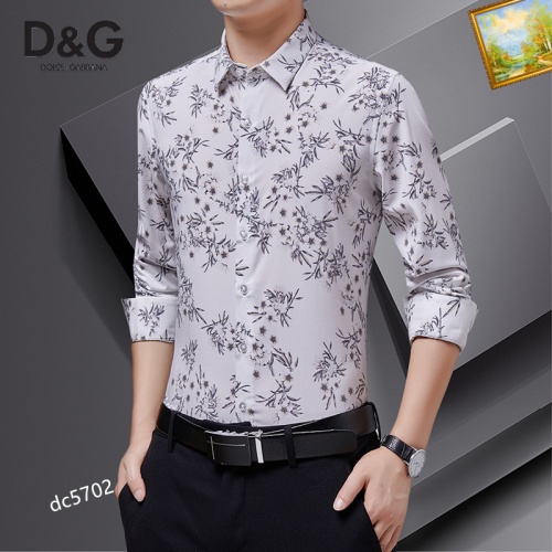 Dolce & Gabbana D&G Shirts Long Sleeved For Men #1086715