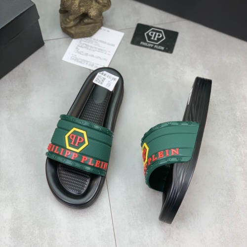 Replica Philipp Plein PP Slippers For Men #1086827 $45.00 USD for Wholesale
