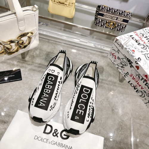 Replica Dolce & Gabbana D&G Casual Shoes For Women #1087332 $102.00 USD for Wholesale