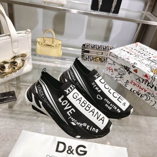 Dolce &amp; Gabbana D&amp;G Casual Shoes For Women #1087340 $102.00 USD, Wholesale Replica Dolce &amp; Gabbana D&amp;G Casual Shoes