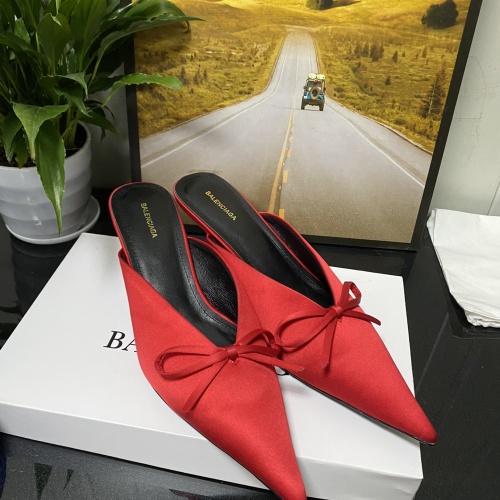 Replica Balenciaga Slippers For Women #1087374 $98.00 USD for Wholesale