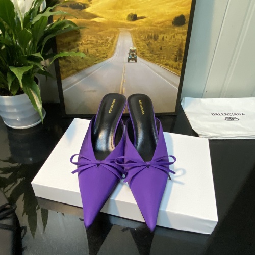 Replica Balenciaga Slippers For Women #1087375 $98.00 USD for Wholesale