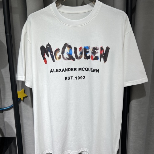 Replica Alexander McQueen T-shirts Short Sleeved For Men #1087749 $36.00 USD for Wholesale