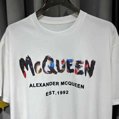 Replica Alexander McQueen T-shirts Short Sleeved For Men #1087749 $36.00 USD for Wholesale