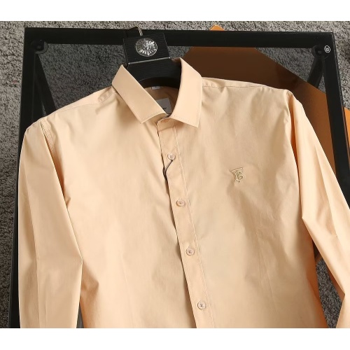 Replica Burberry Shirts Long Sleeved For Men #1087773 $40.00 USD for Wholesale
