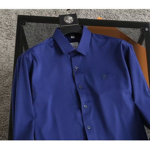 Replica Burberry Shirts Long Sleeved For Men #1087774 $40.00 USD for Wholesale