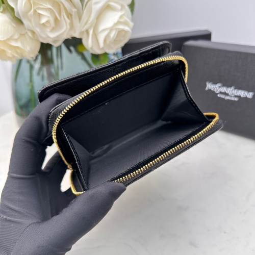 Replica Yves Saint Laurent AAA Quality Wallets For Women #1087866 $45.00 USD for Wholesale