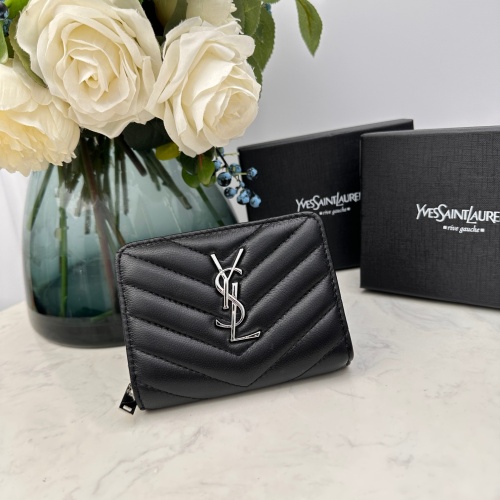 Yves Saint Laurent AAA Quality Wallets For Women #1087869 $45.00 USD, Wholesale Replica Yves Saint Laurent AAA Wallets