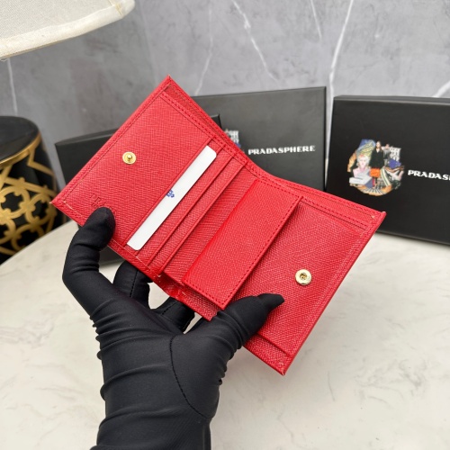Replica Prada AAA Quality Wallets For Women #1087901 $40.00 USD for Wholesale