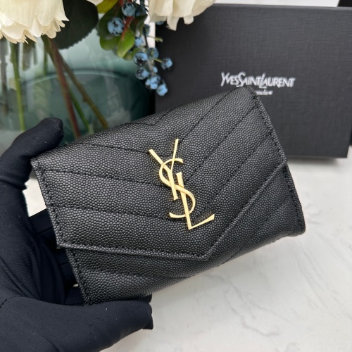 Yves Saint Laurent AAA Quality Wallets For Women #1087912 $42.00 USD, Wholesale Replica Yves Saint Laurent AAA Wallets