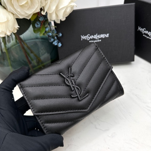 Yves Saint Laurent AAA Quality Wallets For Women #1087913 $42.00 USD, Wholesale Replica Yves Saint Laurent AAA Wallets