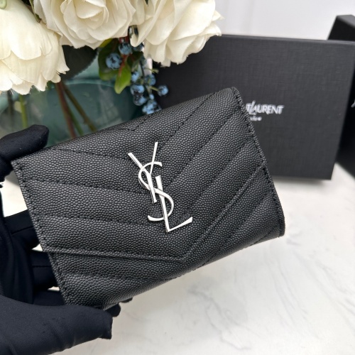 Yves Saint Laurent AAA Quality Wallets For Women #1087914 $42.00 USD, Wholesale Replica Yves Saint Laurent AAA Wallets