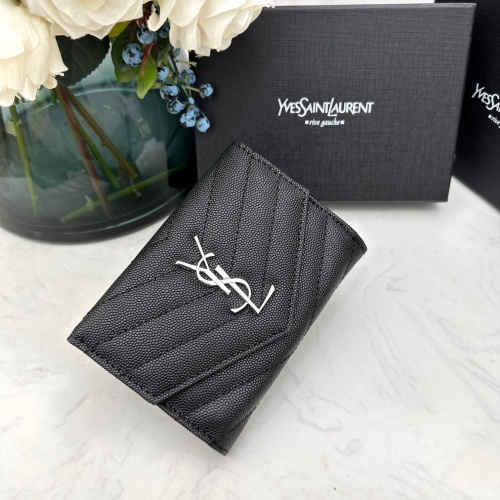 Replica Yves Saint Laurent AAA Quality Wallets For Women #1087914 $42.00 USD for Wholesale
