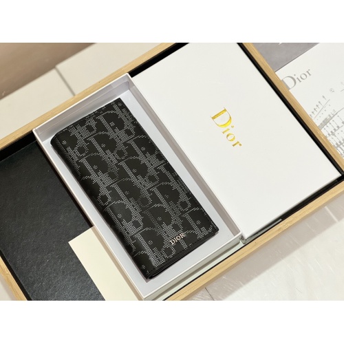 Replica Christian Dior AAA Man Wallets #1088034 $42.00 USD for Wholesale