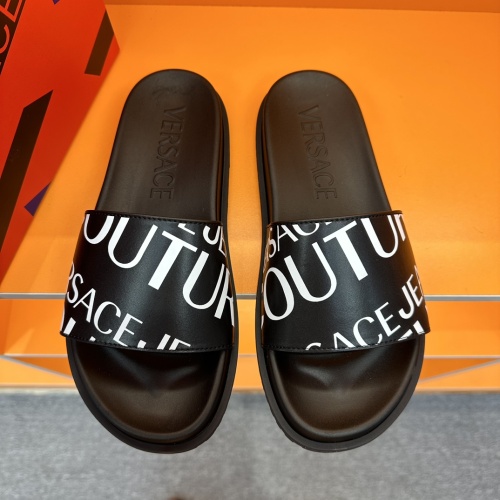 Replica Versace Slippers For Men #1088133 $60.00 USD for Wholesale