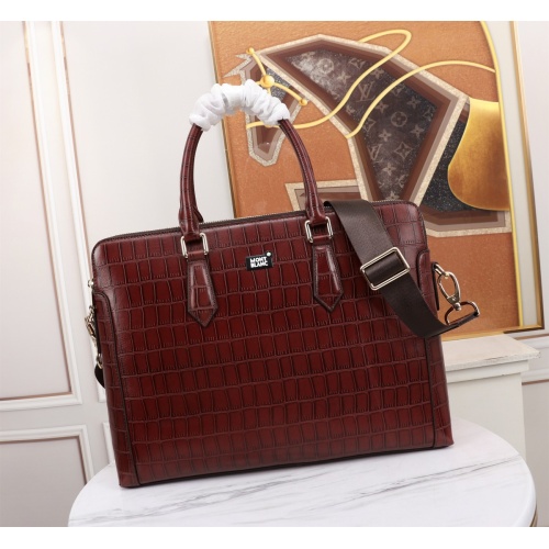 Mont Blanc AAA Man Handbags #1088282 $158.00 USD, Wholesale Replica Mont Blanc AAA Man Handbags