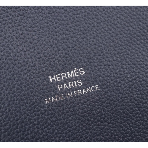 Replica Hermes AAA Man Handbags In Navy #1088320 $150.00 USD for Wholesale