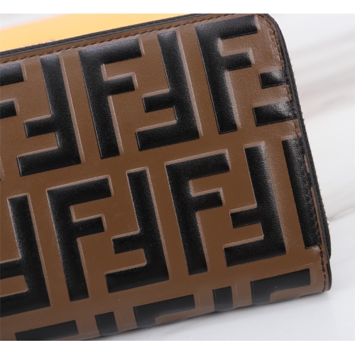 Replica Fendi AAA Man Wallets #1088386 $72.00 USD for Wholesale