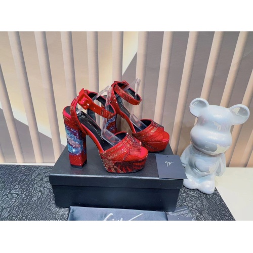 Replica Giuseppe Zanotti Sandal For Women #1088534 $132.00 USD for Wholesale