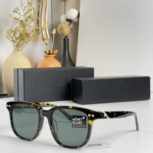 Montblanc AAA Quality Sunglasses #1088948 $64.00 USD, Wholesale Replica Montblanc AAA Quality Sunglasses