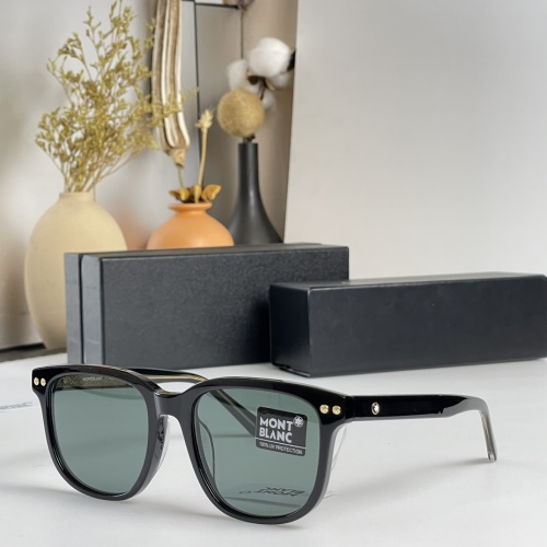 Montblanc AAA Quality Sunglasses #1088949 $64.00 USD, Wholesale Replica Montblanc AAA Quality Sunglasses
