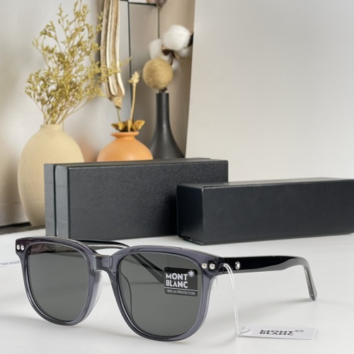 Montblanc AAA Quality Sunglasses #1088950 $64.00 USD, Wholesale Replica Montblanc AAA Quality Sunglasses