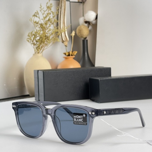 Montblanc AAA Quality Sunglasses #1088951 $64.00 USD, Wholesale Replica Montblanc AAA Quality Sunglasses