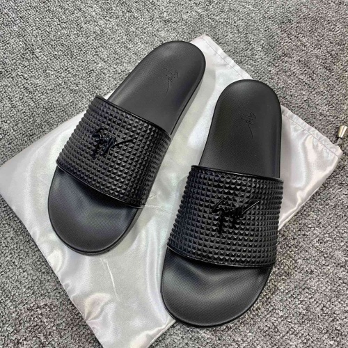 Replica Giuseppe Zanotti GZ Slippers For Men #1089379 $45.00 USD for Wholesale